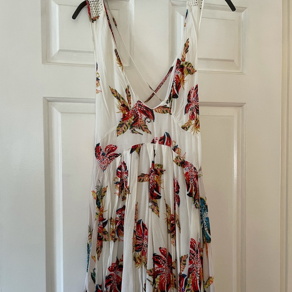 Free people mini dress floral size XS